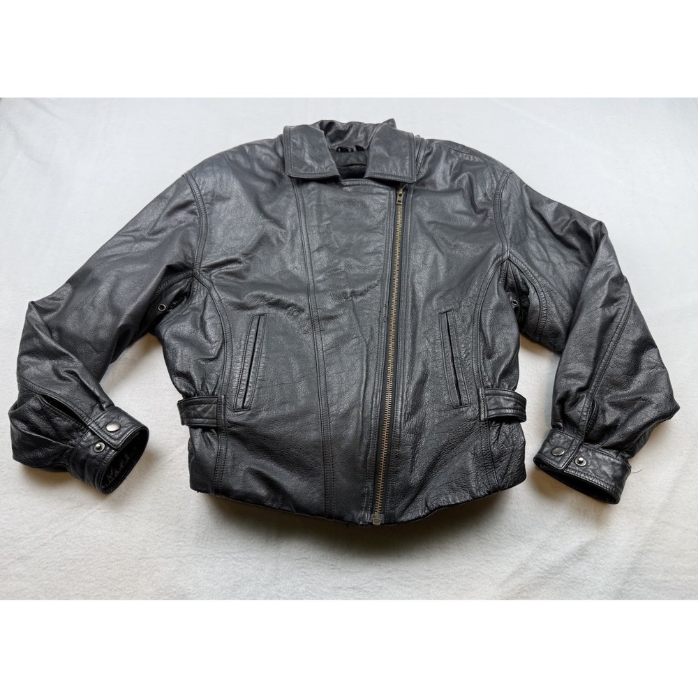 american leather motorcycle jacket Women's Size S Full Zip